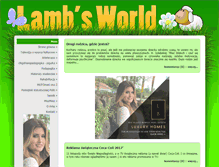 Tablet Screenshot of lambsworld.marusz.net